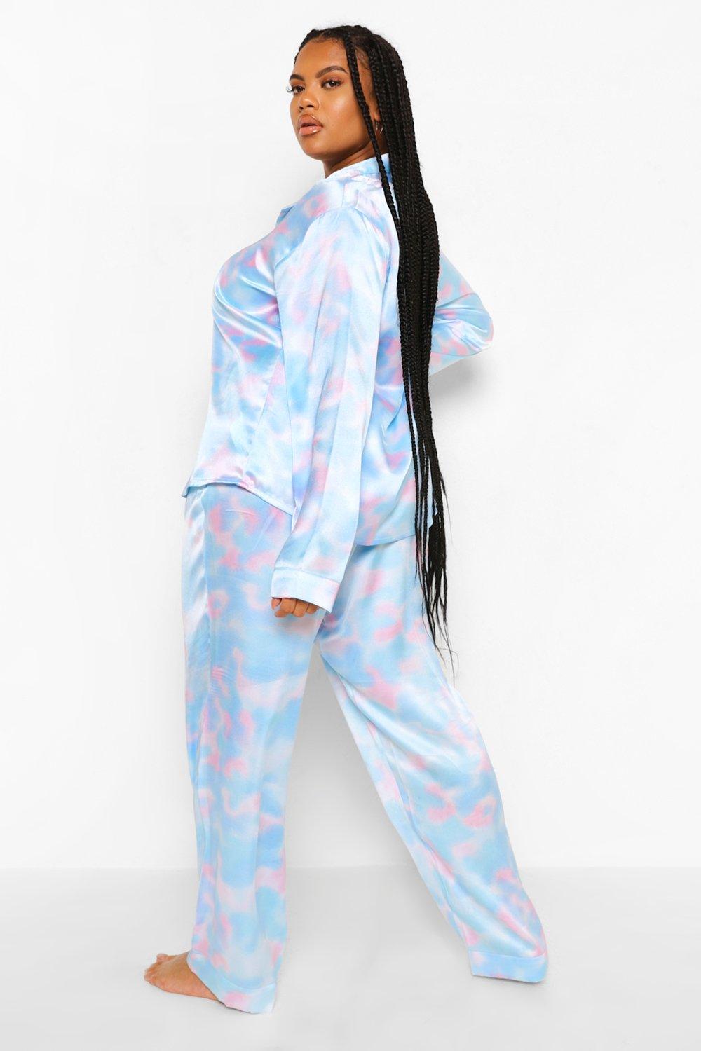 pastel tie dye pajamas